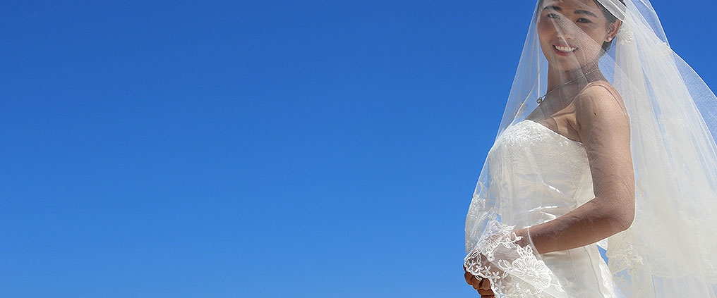 bride at Anse Lazio