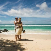 Excellent Reasons to Choose a Beach Wedding, wedding couple at beach